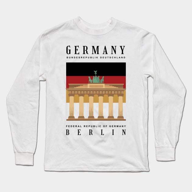 make a journey to Germany Long Sleeve T-Shirt by KewaleeTee